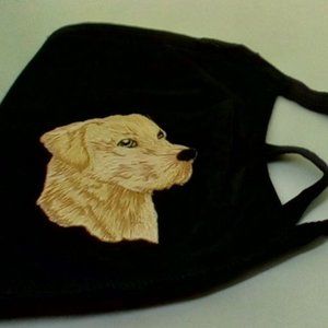 Lab Black Cotton Fabric Mask